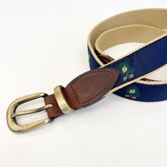 Hope Valley Country Club Logo Belt Navy 36